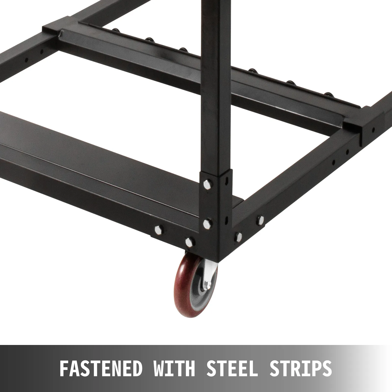 VEVOR chair and table dolly with steel fasteners and sturdy wheel.