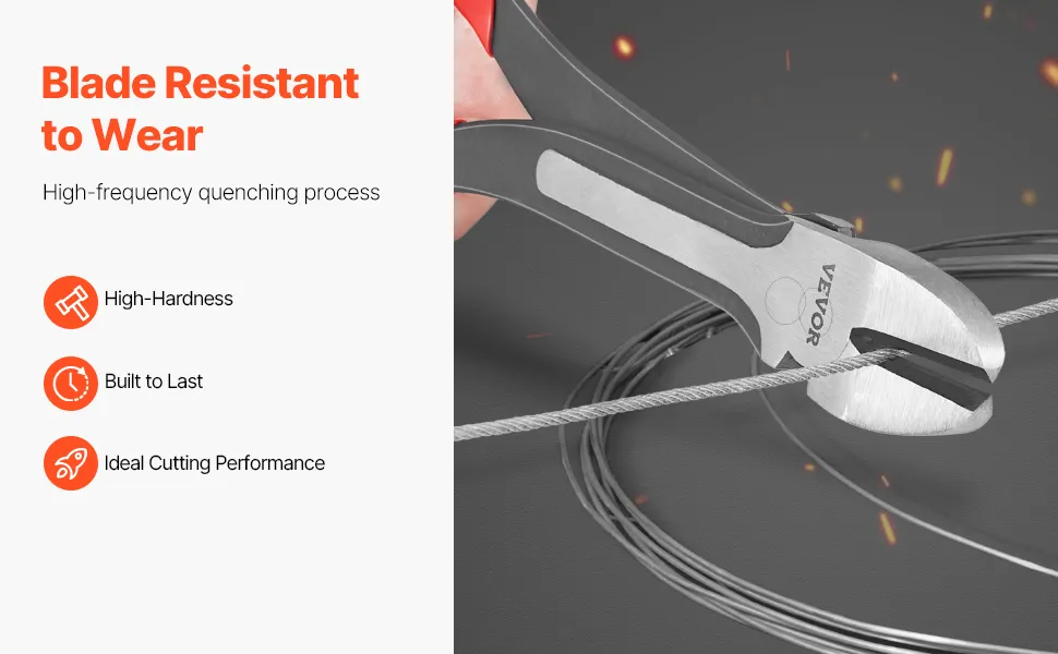 VEVOR 5-Piece Needle Nose Pliers, 11 in Long Needle Nose Pliers Set, Diagonal Cutting Pliers, 45°/ 90° Bent Nose Plier, Round Nose Plier, Long Nose Plier, Professional Pliers Set with Storage Bag