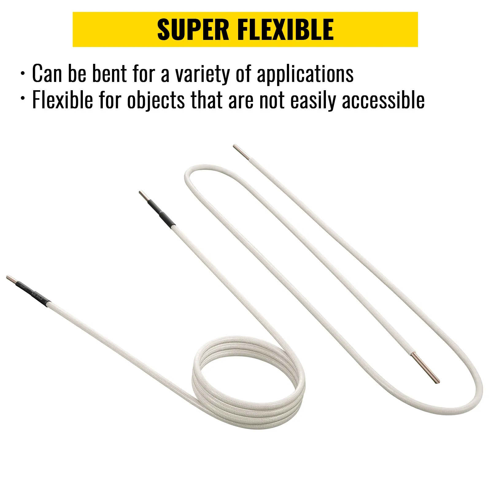 super flexible coil for VEVOR induction heater showcasing bendability.
