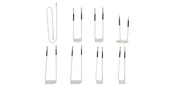 nine different coil attachments for VEVOR induction heater kit in a flat layout.