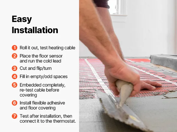 Home Depot Warmlyyours Tempzone Electric Underfloor Heating The